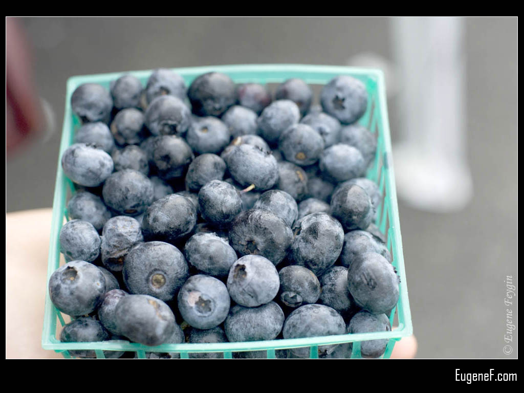 Crate Blueberries