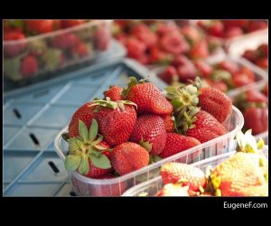 Freshly Boxed Strawberries