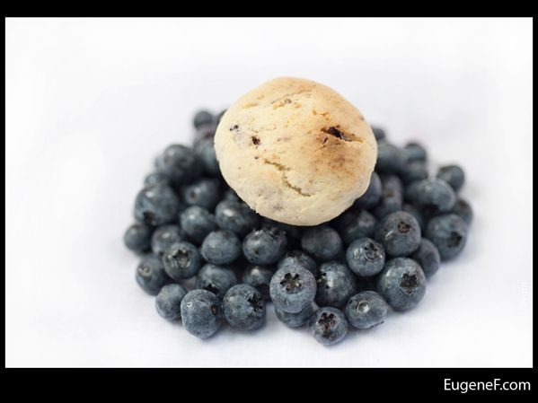 organic blueberry cookie