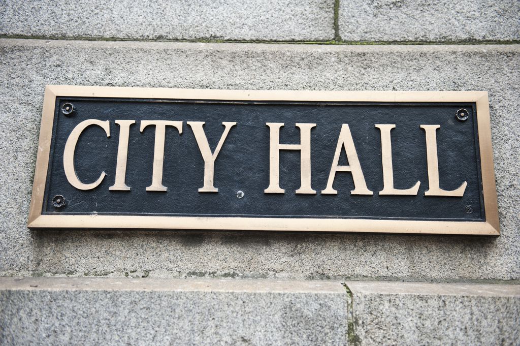 City Hall Plaque