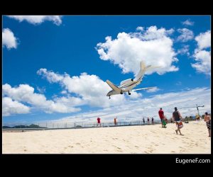 Airplane Sand Beach